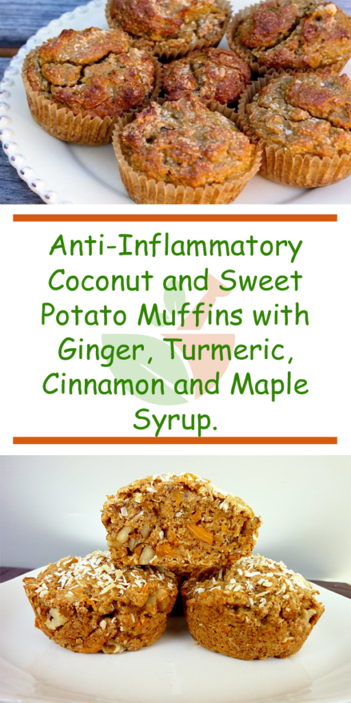 AntiInflammatory Coconut and Sweet Potato Muffins with Ginger